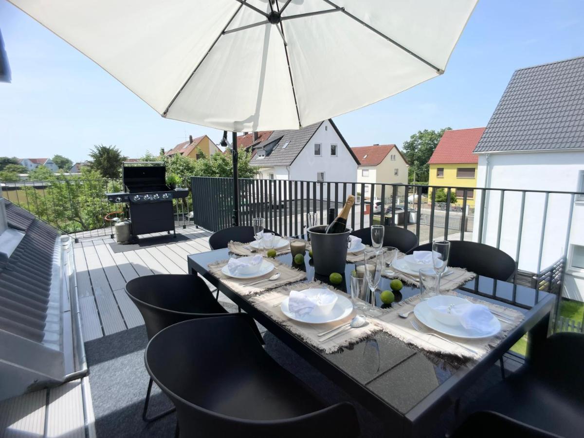 M-Style 04 Apartment Mit Balkon Und Gasgrill, 24H Self-Check-In, Free Parking, Netflix Nürnberg Eksteriør billede